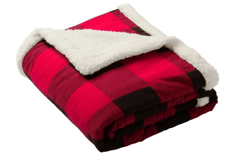 Flannel Sherpa Blanket Port Authority